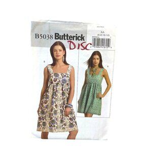 Butterick Sewing Pattern B5038 Dress Tunic Misses Size 6-12